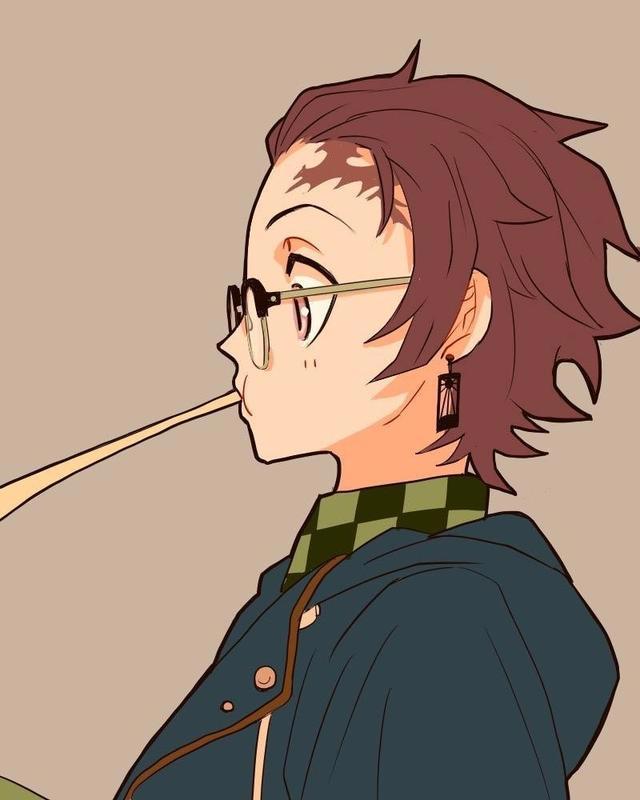 鬼灭之刃情头,善逸表情超宠溺,蛇恋对望超有爱,读者:磕到糖了