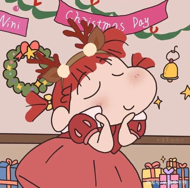 42张圣诞节动漫情头，花里胡哨，单身狗就别进来了