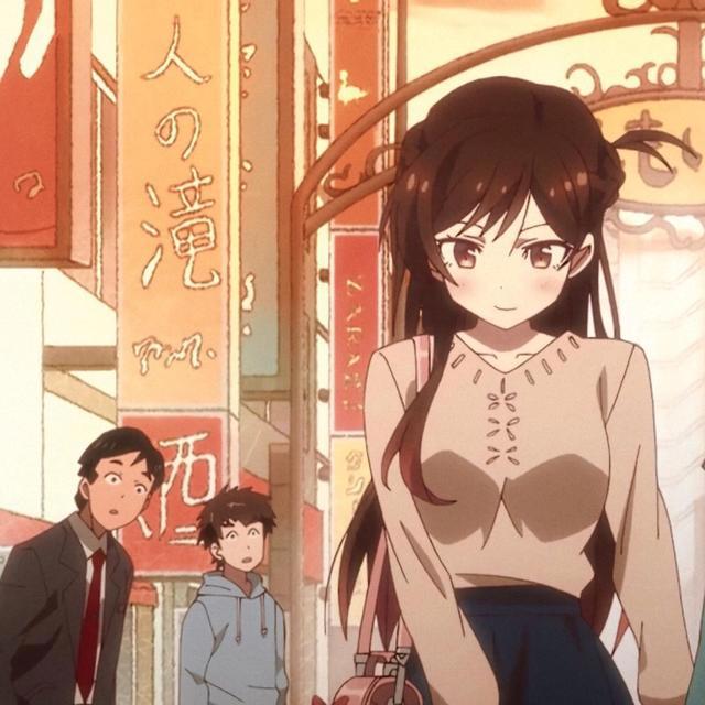 《租借女友》水原千鹤和木之下和也，动漫头像，情头分享