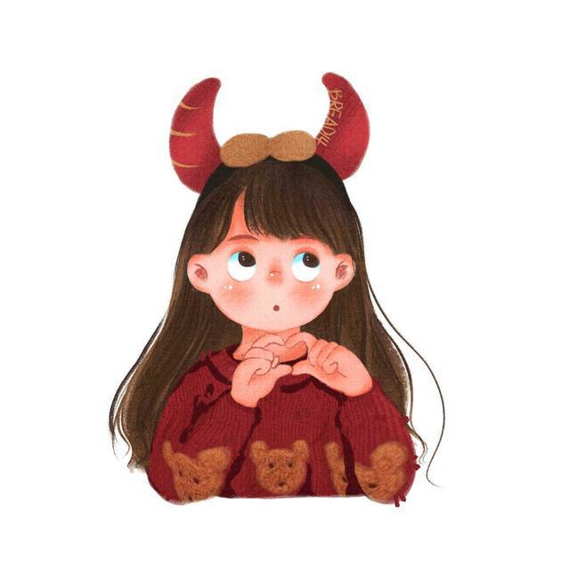 牛年牛头像，万千人海遇到你，治愈呆萌版二次元情头