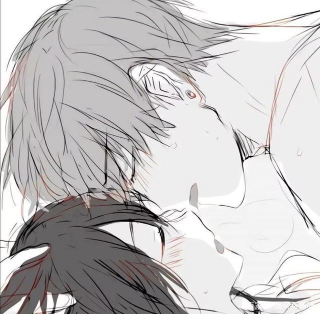 情侣头像：黑白色系动漫情头cpdd
