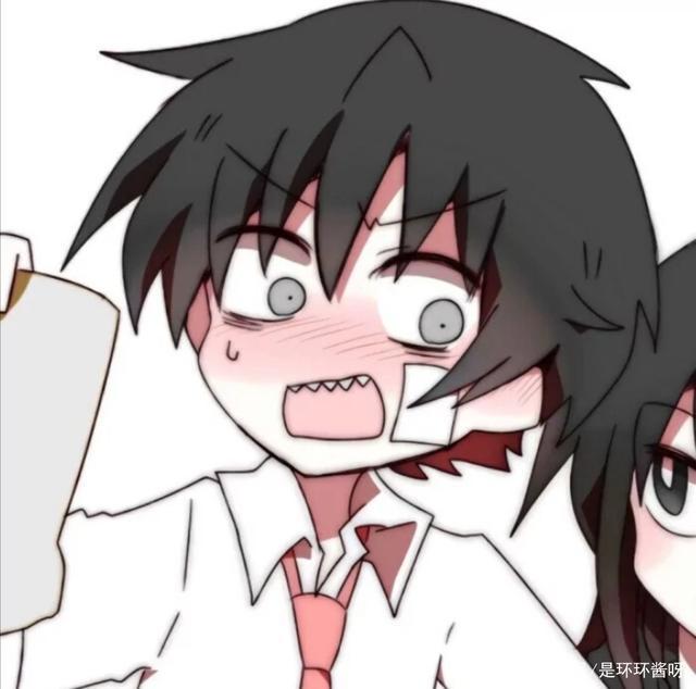 情侣头像：黑白色系动漫情头cpdd