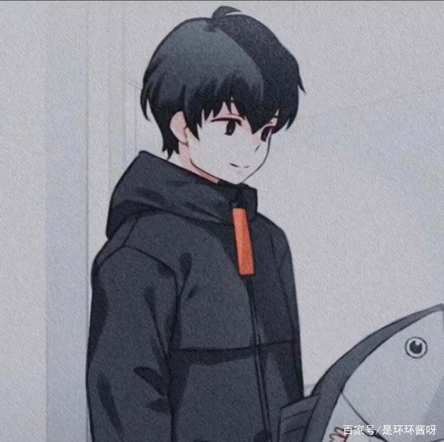 情侣头像：黑白色系动漫情头cpdd