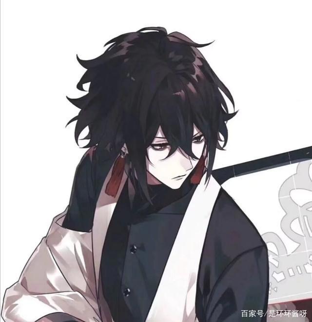 情侣头像：黑白色系动漫情头cpdd