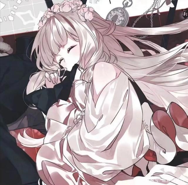 情侣头像：黑白色系动漫情头cpdd