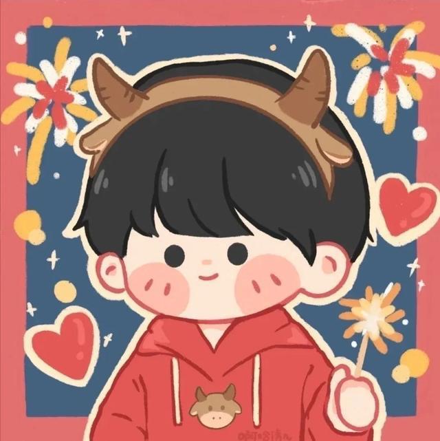 新年动漫情侣头像/搞怪动漫情头