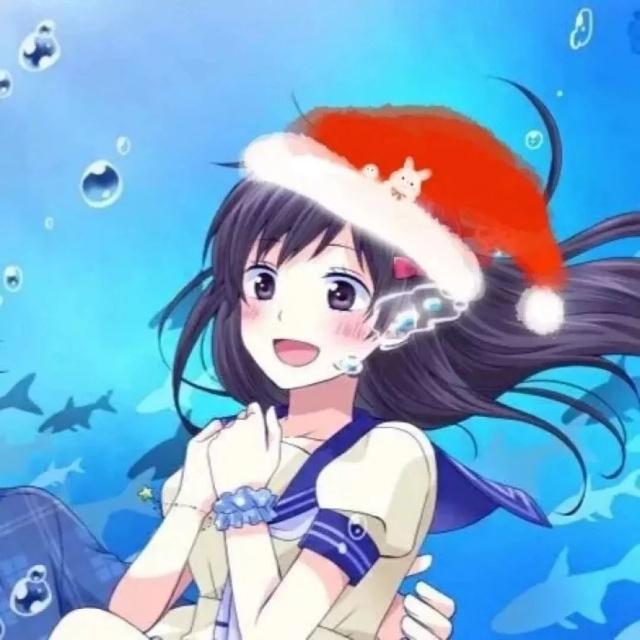 圣诞动漫情头：以爱你为内容，以余生为落笔