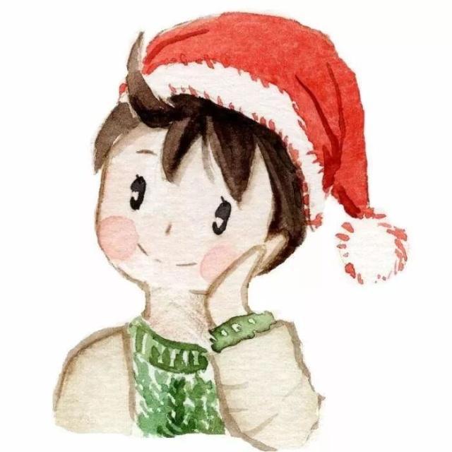 圣诞动漫情头：以爱你为内容，以余生为落笔