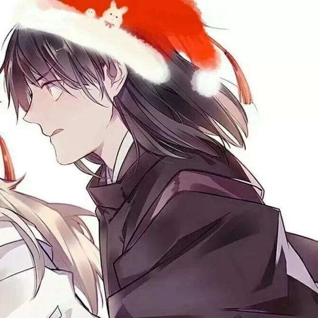 圣诞动漫情头：以爱你为内容，以余生为落笔