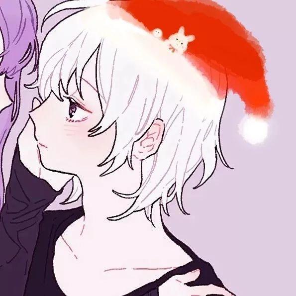 圣诞动漫情头：以爱你为内容，以余生为落笔