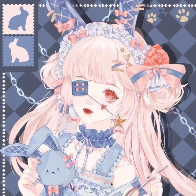 好看的动漫女生头像｜我将日落诉于你