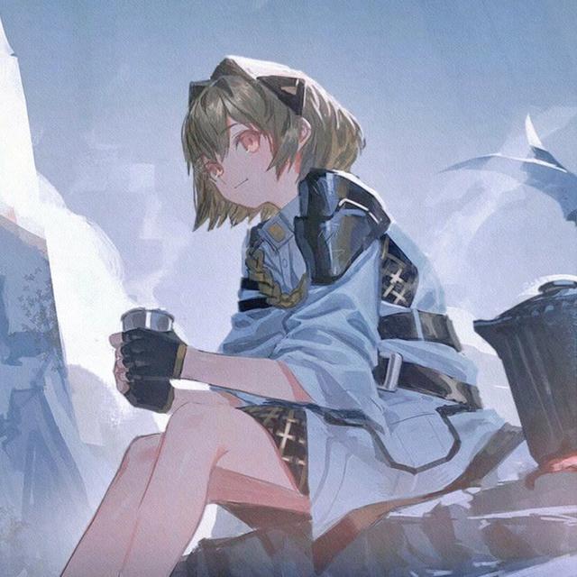 好看的动漫女生头像｜我将日落诉于你