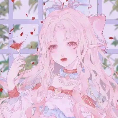 动漫卡通女生闺蜜头像｜戒不掉你