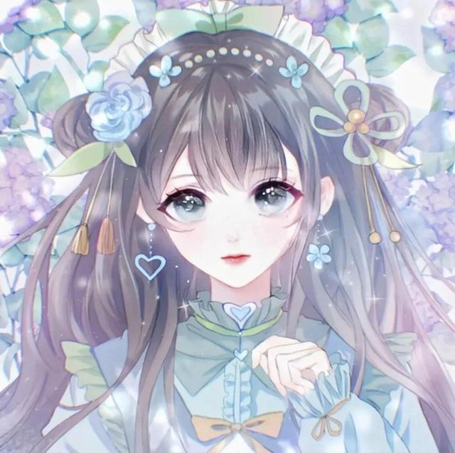 动漫卡通女生闺蜜头像｜戒不掉你