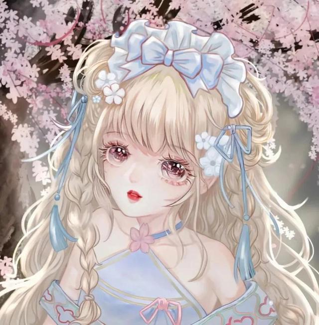 动漫卡通女生闺蜜头像｜戒不掉你