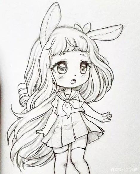 铅笔手绘系列女生动漫头像来了，快来收藏吧