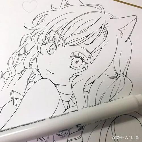 铅笔手绘系列女生动漫头像来了，快来收藏吧