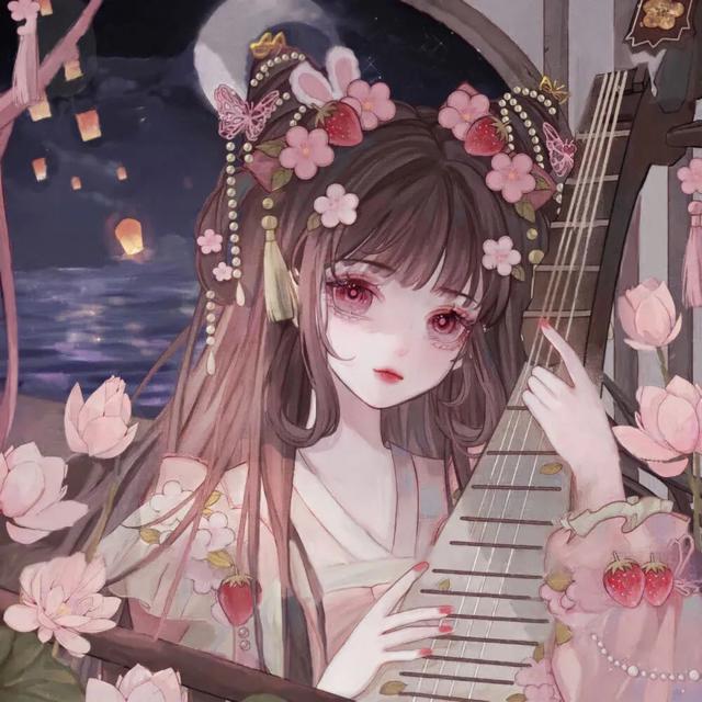 唯美古风动漫女生头像｜真正的喜欢，是想要有以后的