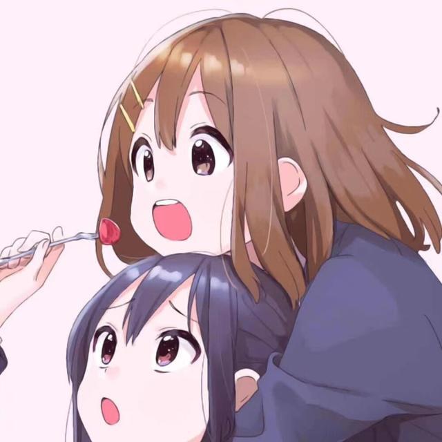 动漫闺蜜头像丨众里寻你千百度你在漫天光华处