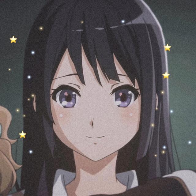 动漫闺蜜头像丨众里寻你千百度你在漫天光华处