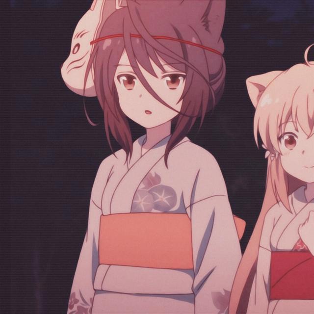 动漫闺蜜头像丨众里寻你千百度你在漫天光华处