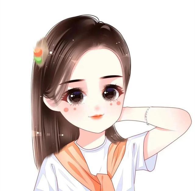 真人手绘动漫版女生微信头像，美丽可爱萌萌哒！