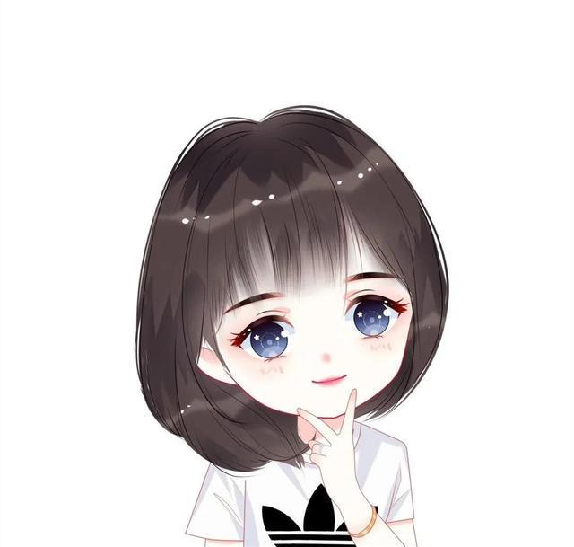 真人手绘动漫版女生微信头像，美丽可爱萌萌哒！