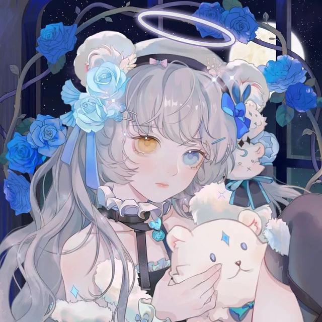 二次元唯美动漫女生头像｜似朝朝，亦暮暮