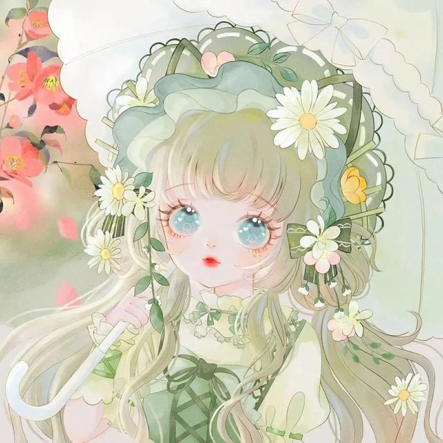 二次元唯美动漫女生头像｜似朝朝，亦暮暮