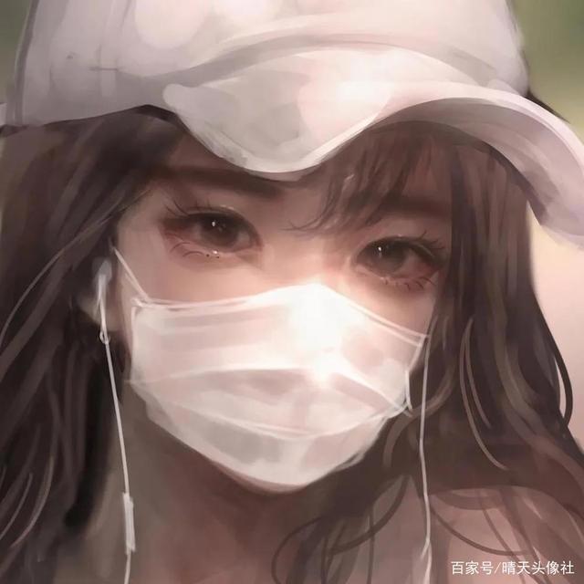 动漫微丧女生头像，别给自己太多包袱，做你自己