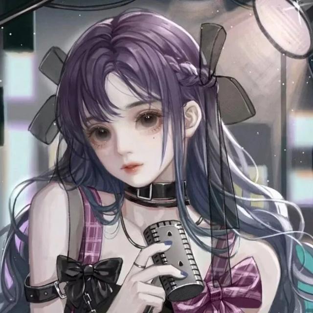 唯美仙气动漫女生头像｜道一声晚安