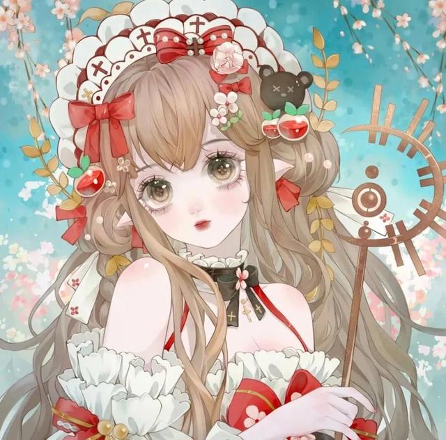 唯美仙气动漫女生头像｜道一声晚安