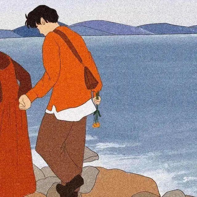 宝藏情侣头像，动漫情侣头像