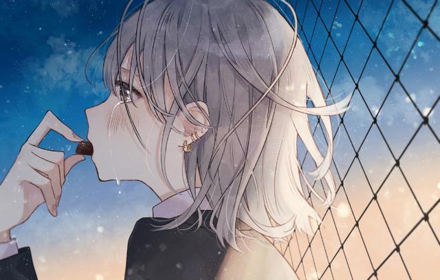 学长，请收下我的巧克力！分享一组P站动漫女生头像