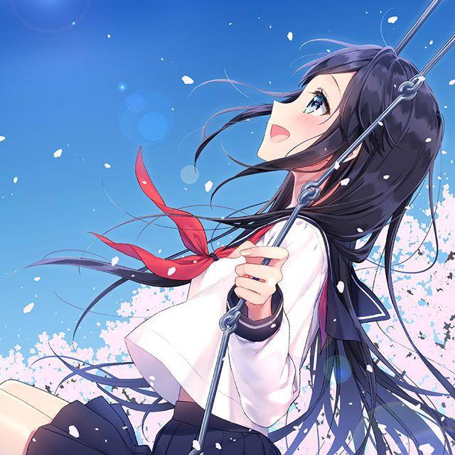 动漫女生头像：真正在乎你的人口袋里总是有糖