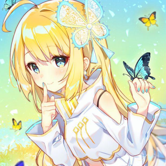 动漫女生头像：真正在乎你的人口袋里总是有糖