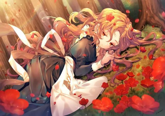 动漫女生头像：愿一切为之付出努力的事最后都皆有所成