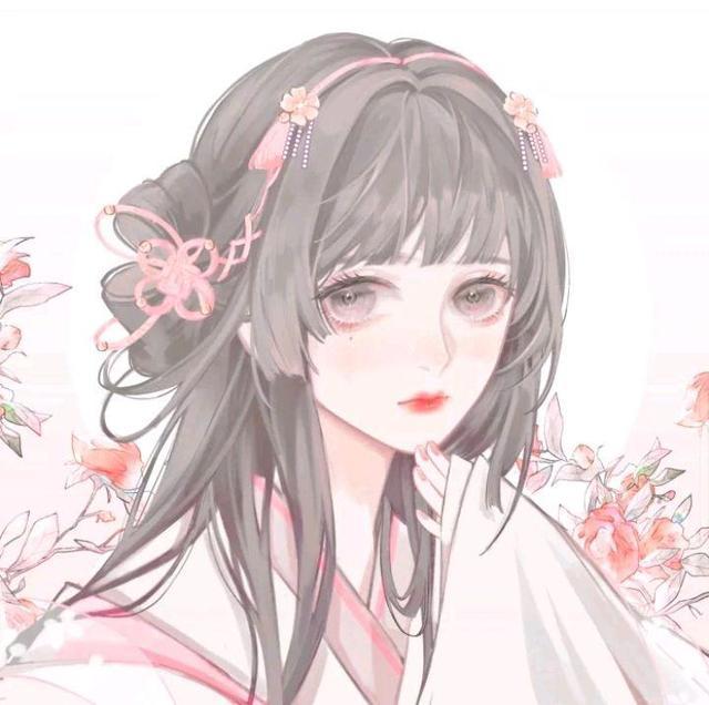 动漫女生头像：热情这东西耗尽了，就只剩下疲惫和冷漠