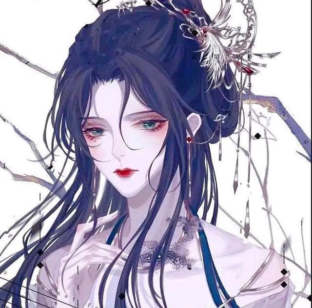 动漫女生头像：热情这东西耗尽了，就只剩下疲惫和冷漠