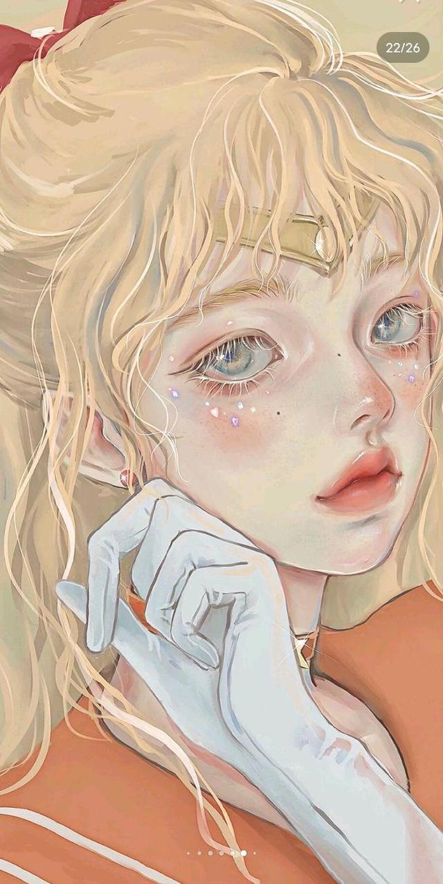 动漫女生头像：热情这东西耗尽了，就只剩下疲惫和冷漠