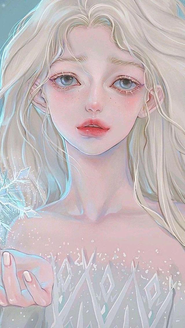 动漫女生头像：热情这东西耗尽了，就只剩下疲惫和冷漠