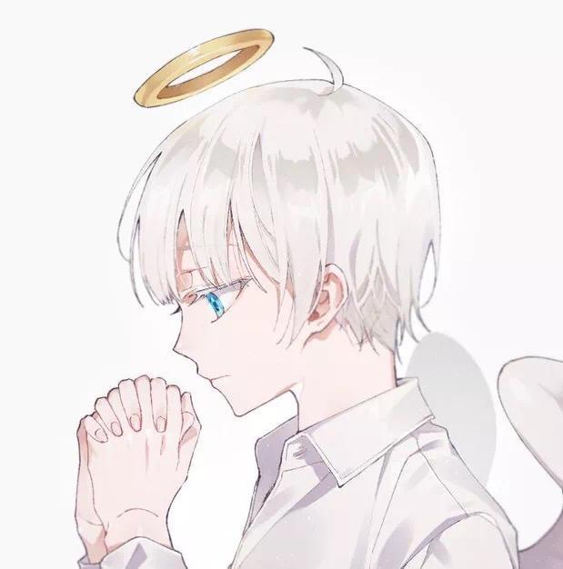 简约动漫二次元男女情侣头像