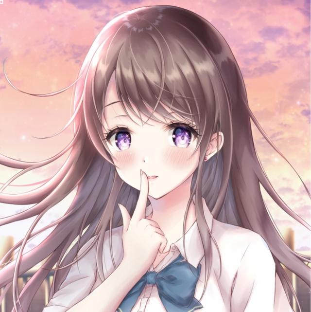 动漫女生头像：你没有如期归来，而这正是离别的意义