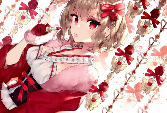 一组动漫女生头像推荐！口红特辑P站美图欣赏