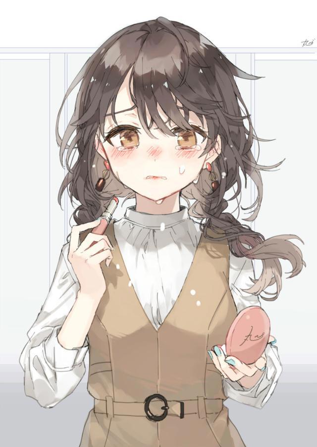 一组动漫女生头像推荐！口红特辑P站美图欣赏