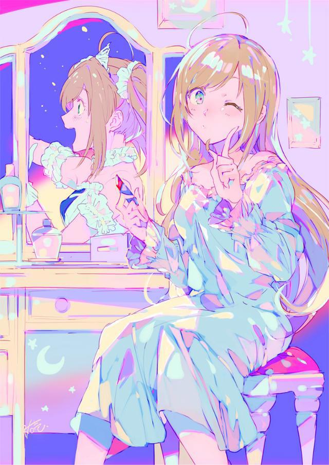 一组动漫女生头像推荐！口红特辑P站美图欣赏