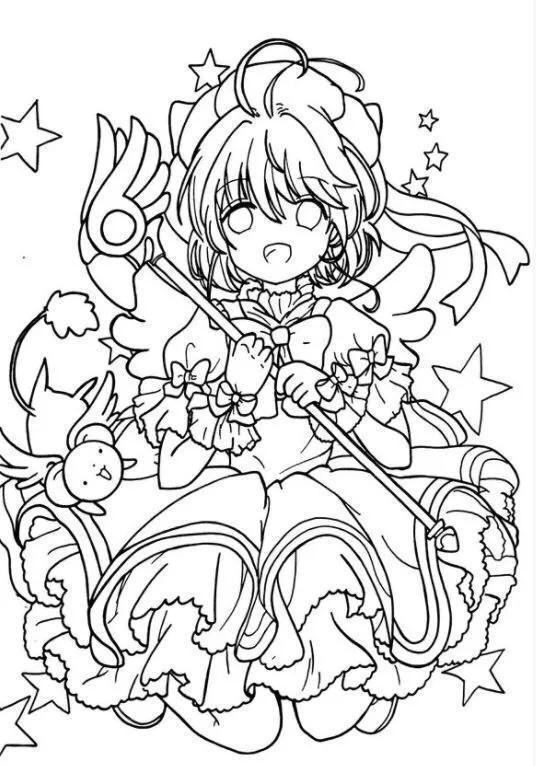 「CG原画插画教程」可爱动漫女生头像手绘线稿素材