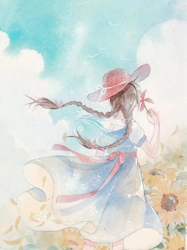 第528期｜背影头像：0105优质星空闪亮动漫 真人背影女生头像