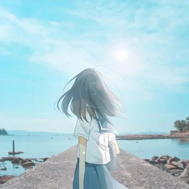 第528期｜背影头像：0105优质星空闪亮动漫 真人背影女生头像