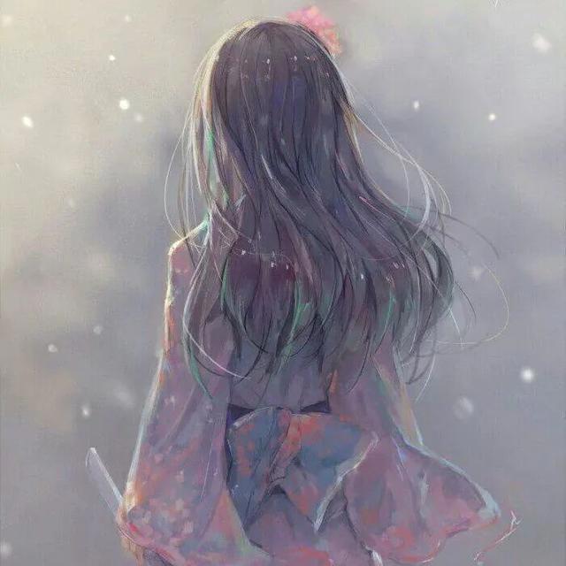 第528期｜背影头像：0105优质星空闪亮动漫 真人背影女生头像